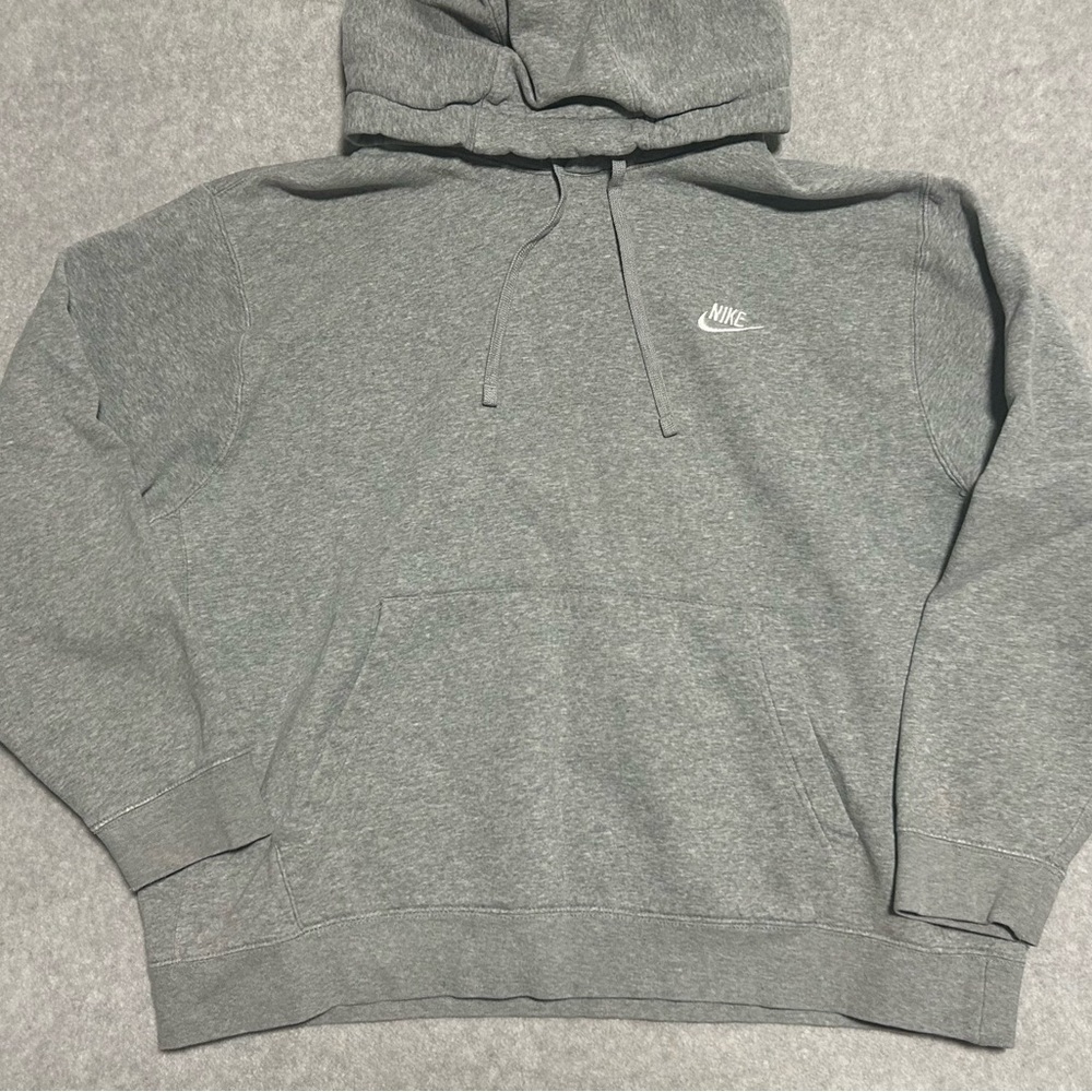 Nike Men's Heather Gray Hoodie